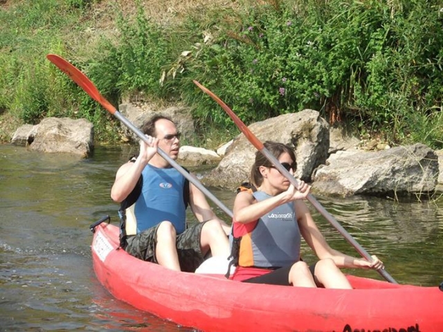  Two-seater canoe in the Sella 